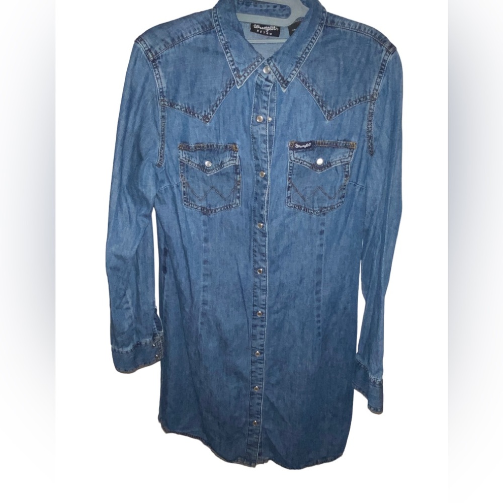 Vintage wrangler shirt dress